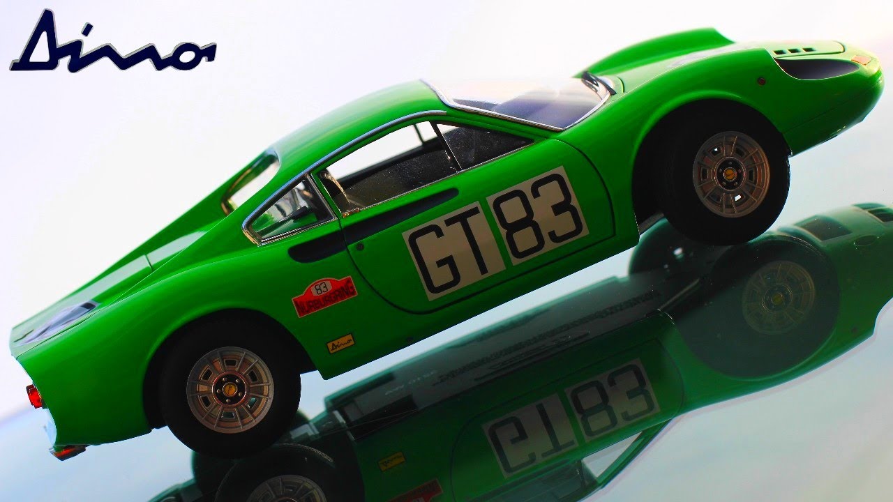 Dino 246 GT Joachim Komusin/Siegfried Müllers 1000KM of Nürburgring #83 1971 (Hot Wheels Elite) 1/18