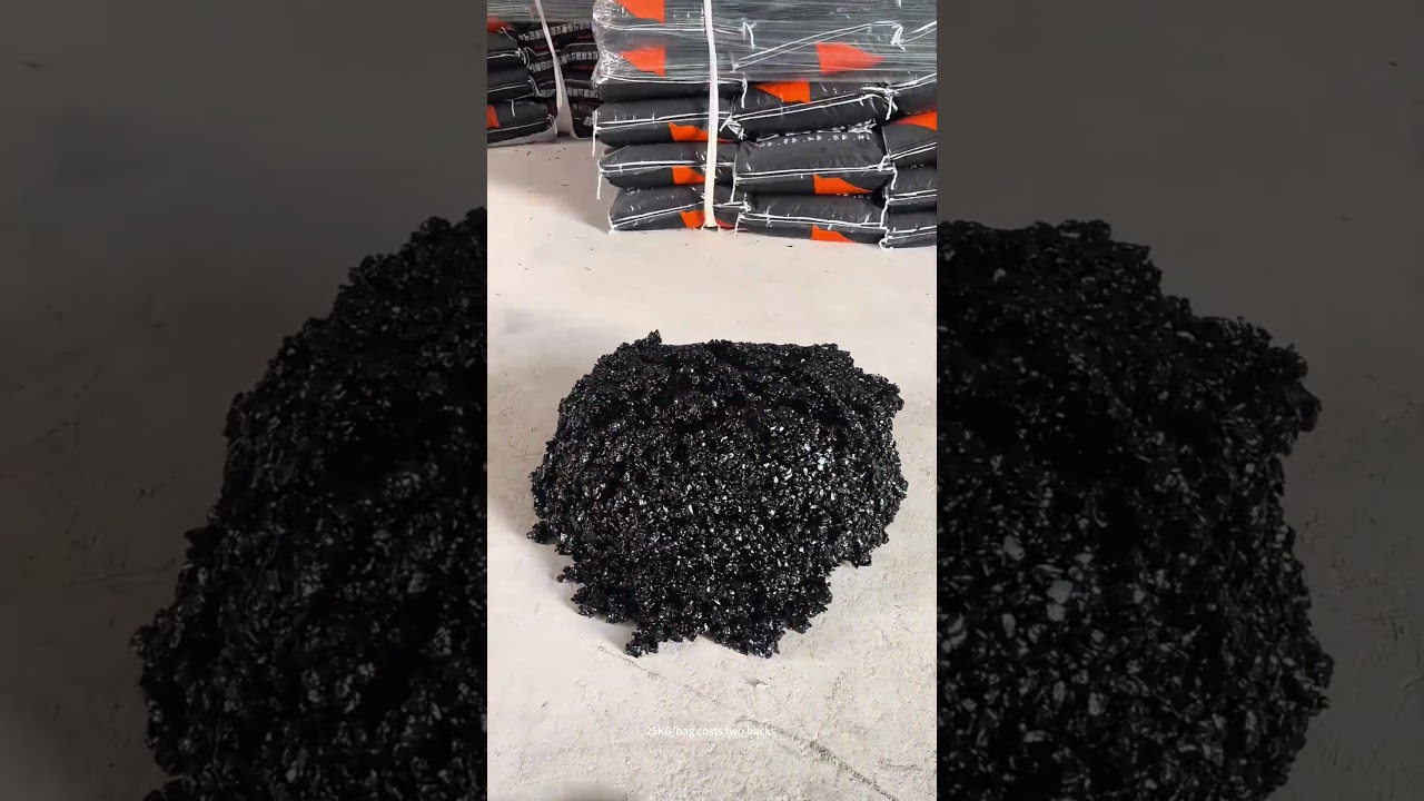 Good cold patch asphalt mixture Repairing road easily !