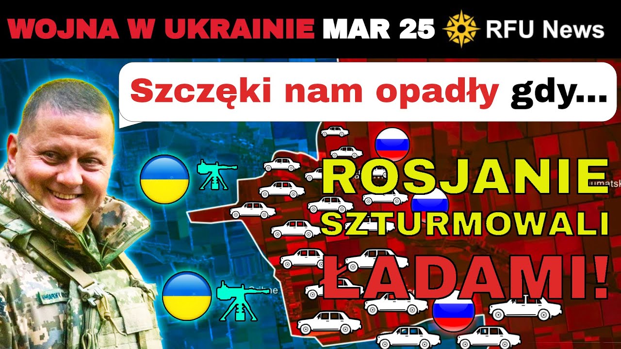 25 MAR: OD CZOŁG&Oacute;W DO ŁAD! Rosjanie Stają Się Zdesperowani Gdy Rezerwy Wysychają! | Wojna w Ukrainie