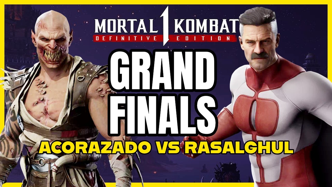 MK1: GRAND FINALS ACORAZADO VS RASALGHUL | BARAKA VS OMNI MAN | Pro Gameplay