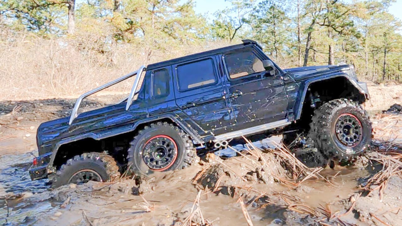 RC Cars MUD Offroad Traxxas TRX6 6x6 Mercedes G63 AMG RC Crawler