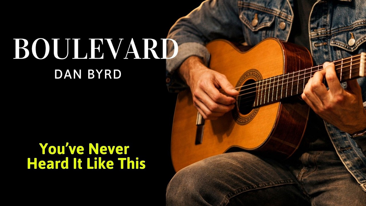 ( Slow Tempo ) Boulevard - Dan Byrd | SUPER EASY Fingerstyle Guitar Lesson