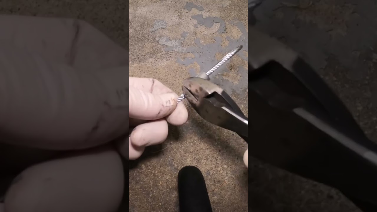 Replace my broken garage door lift cable