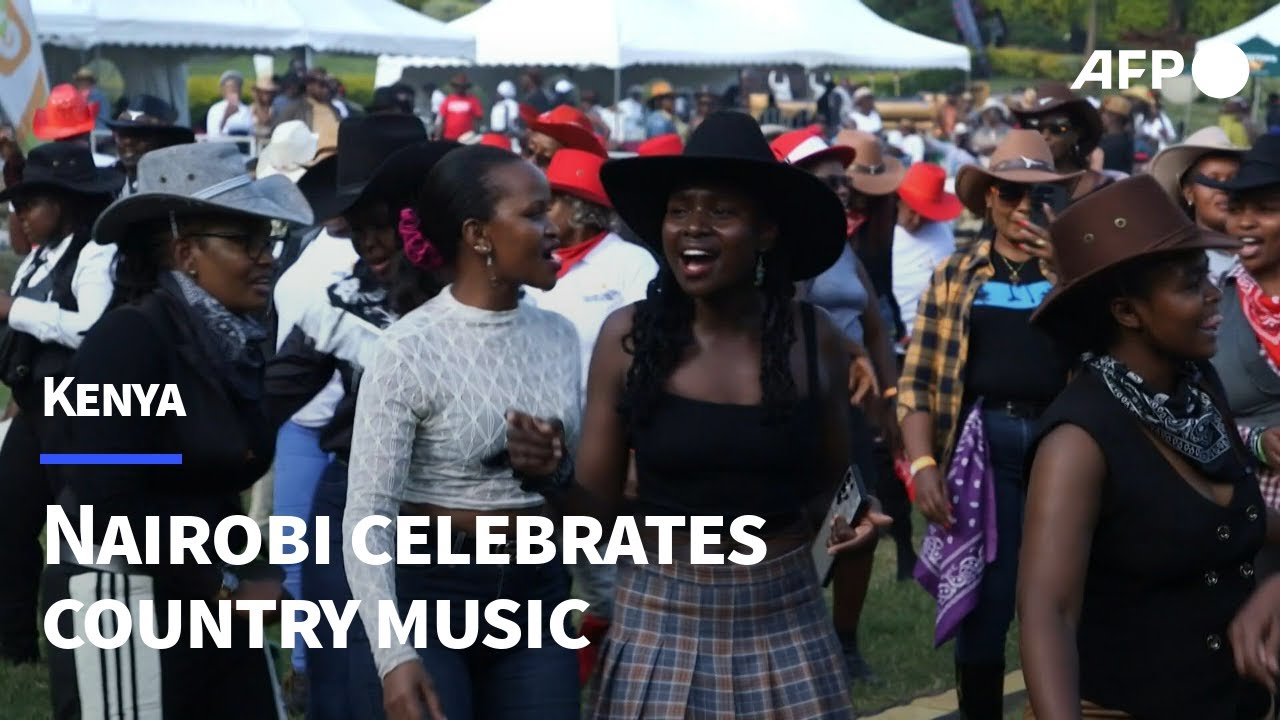 Kenyans hold 'cowboy and cowgirl day' to celebrate country music | AFP