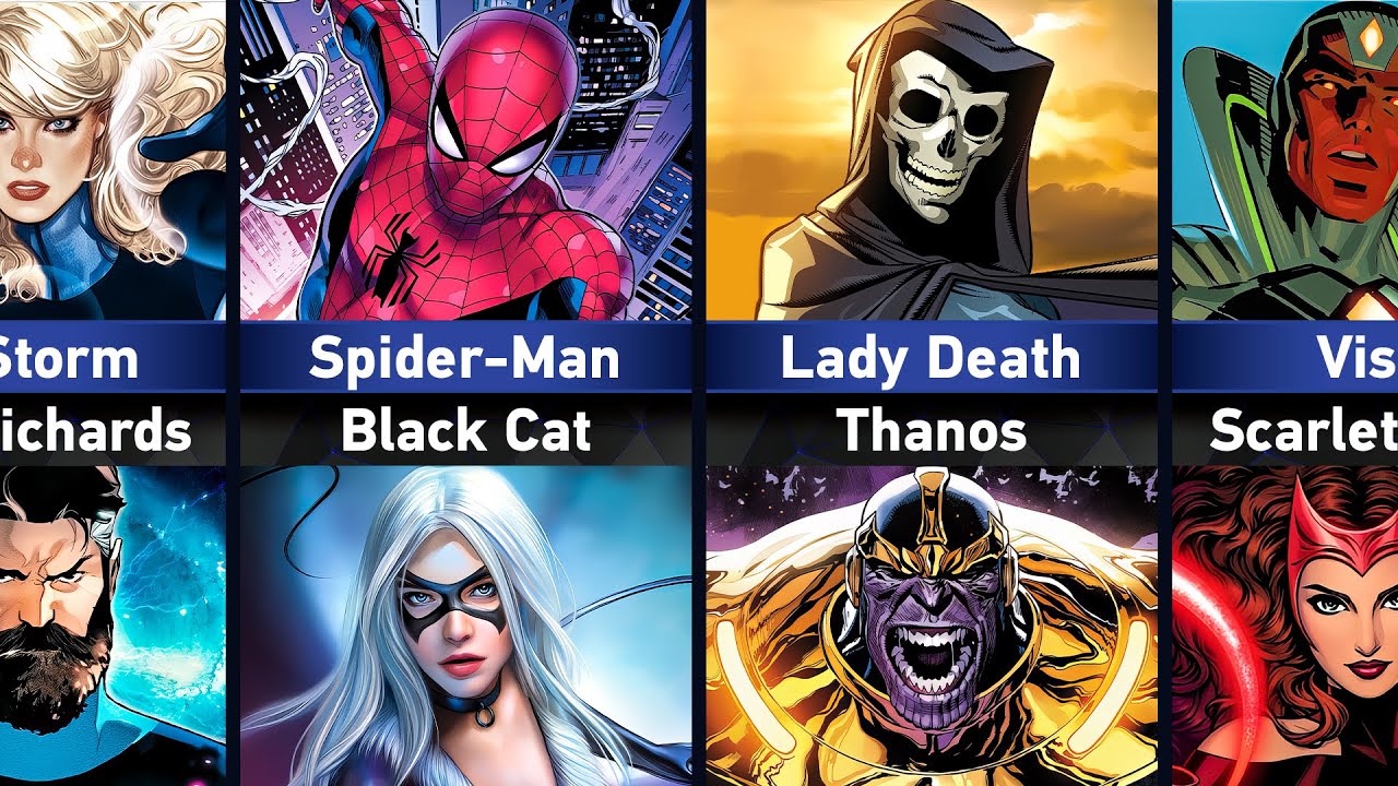 Who Loved Who in Marvel