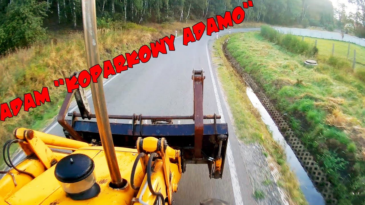 JCB 3CX Jazda na dzisiejszą robotę - Driving to today's job