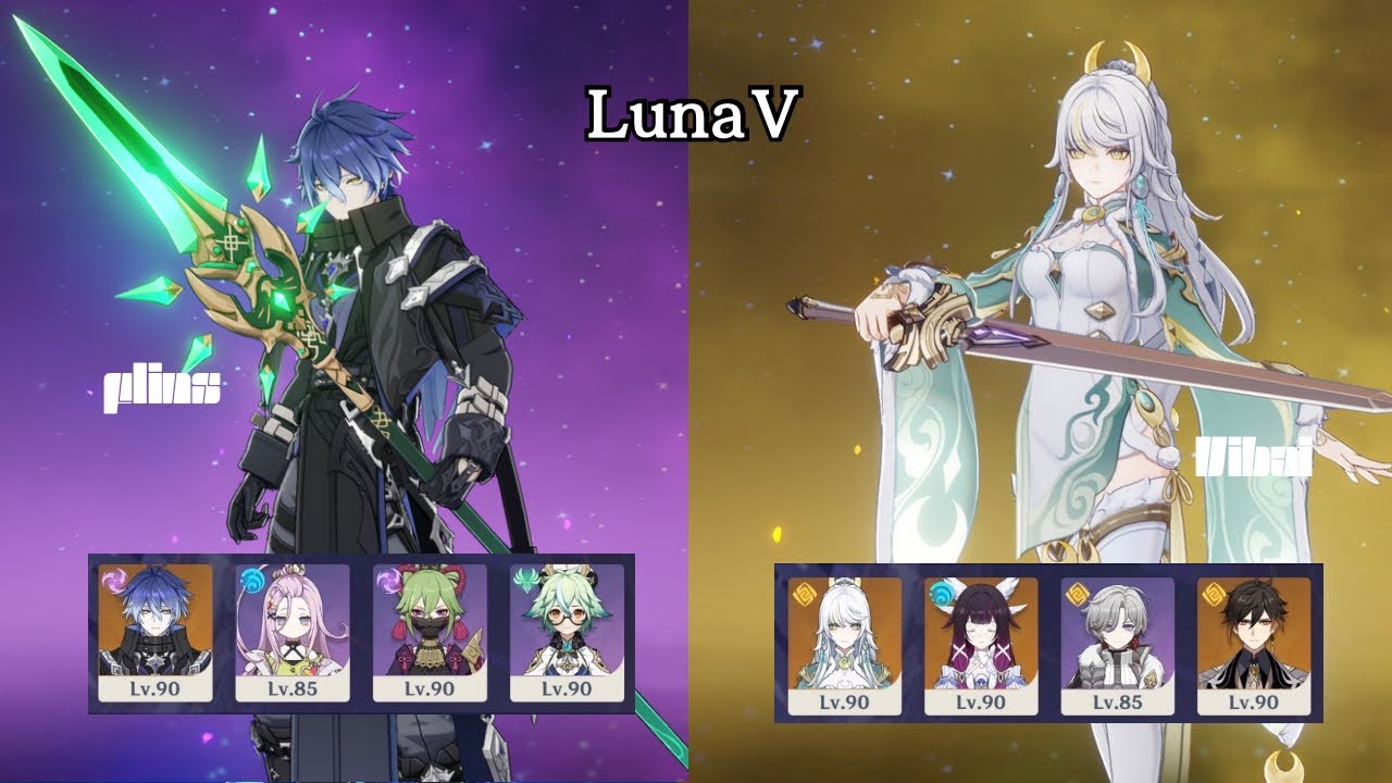 【原神】螺旋LunaⅤ ・月感電フリンズ月結晶茲白