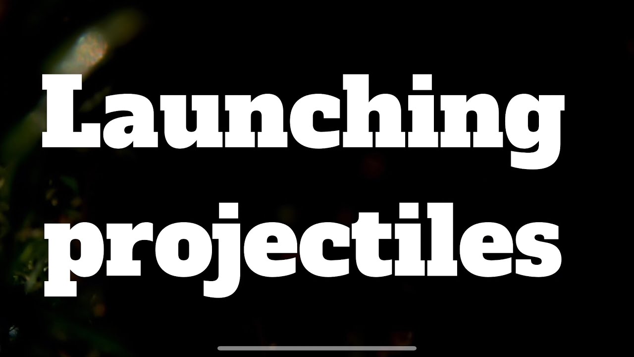 Walking trebuchet - launching projectiles and build 