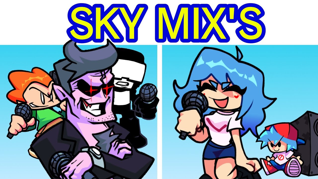 Friday Night Funkin' - VS Sky Reborn Sky mix | (FNF Mod) (BF/GF)