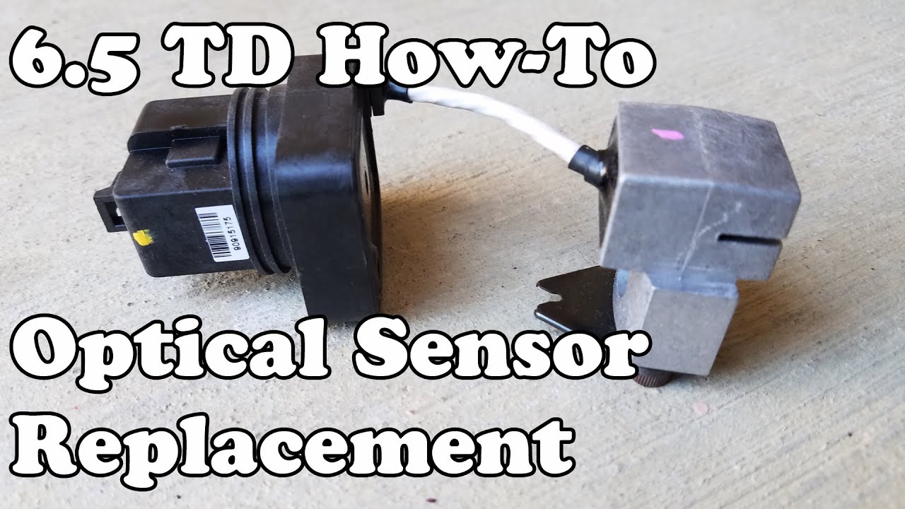 How To || Installing A 6.5 Turbo Diesel Optical Sensor || Diesel Repair || Do It Yourself