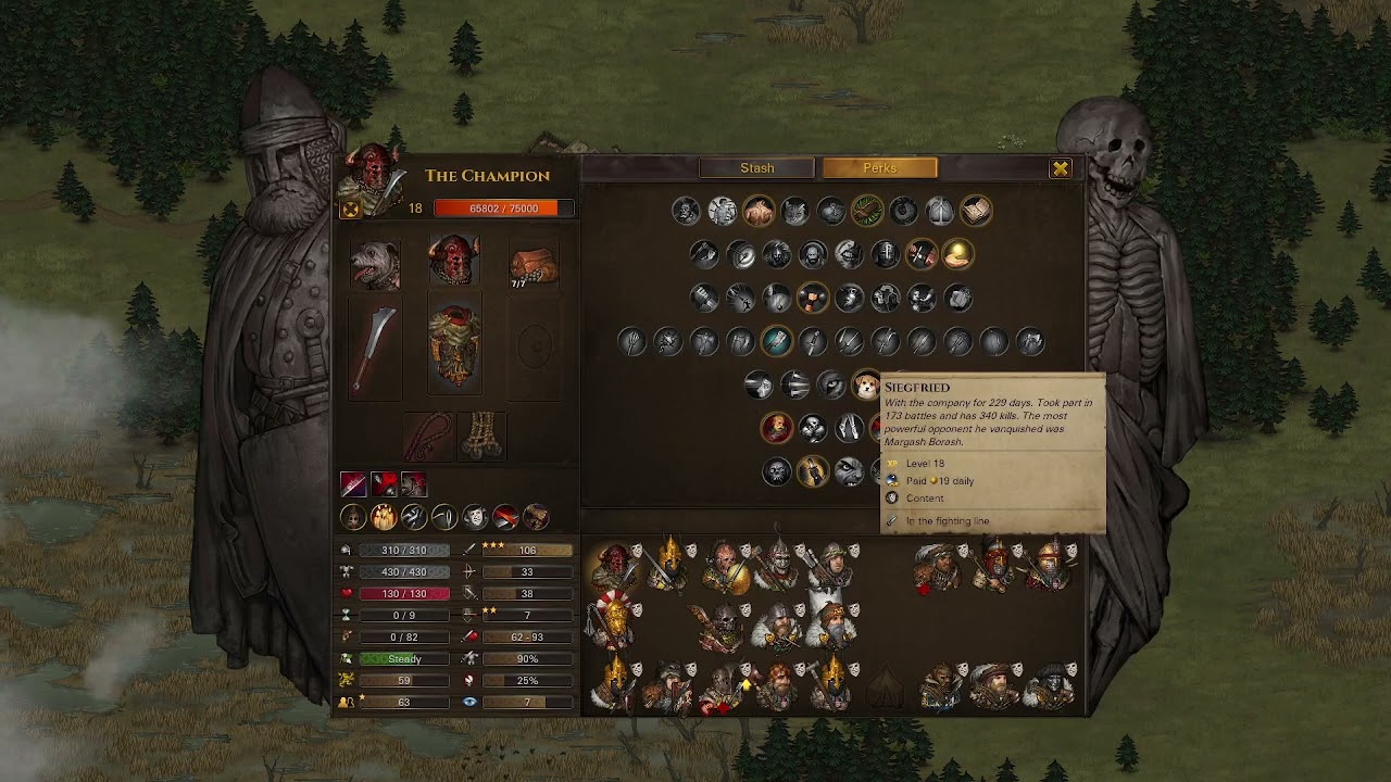 Battle Brothers: the 2-handed Mace
