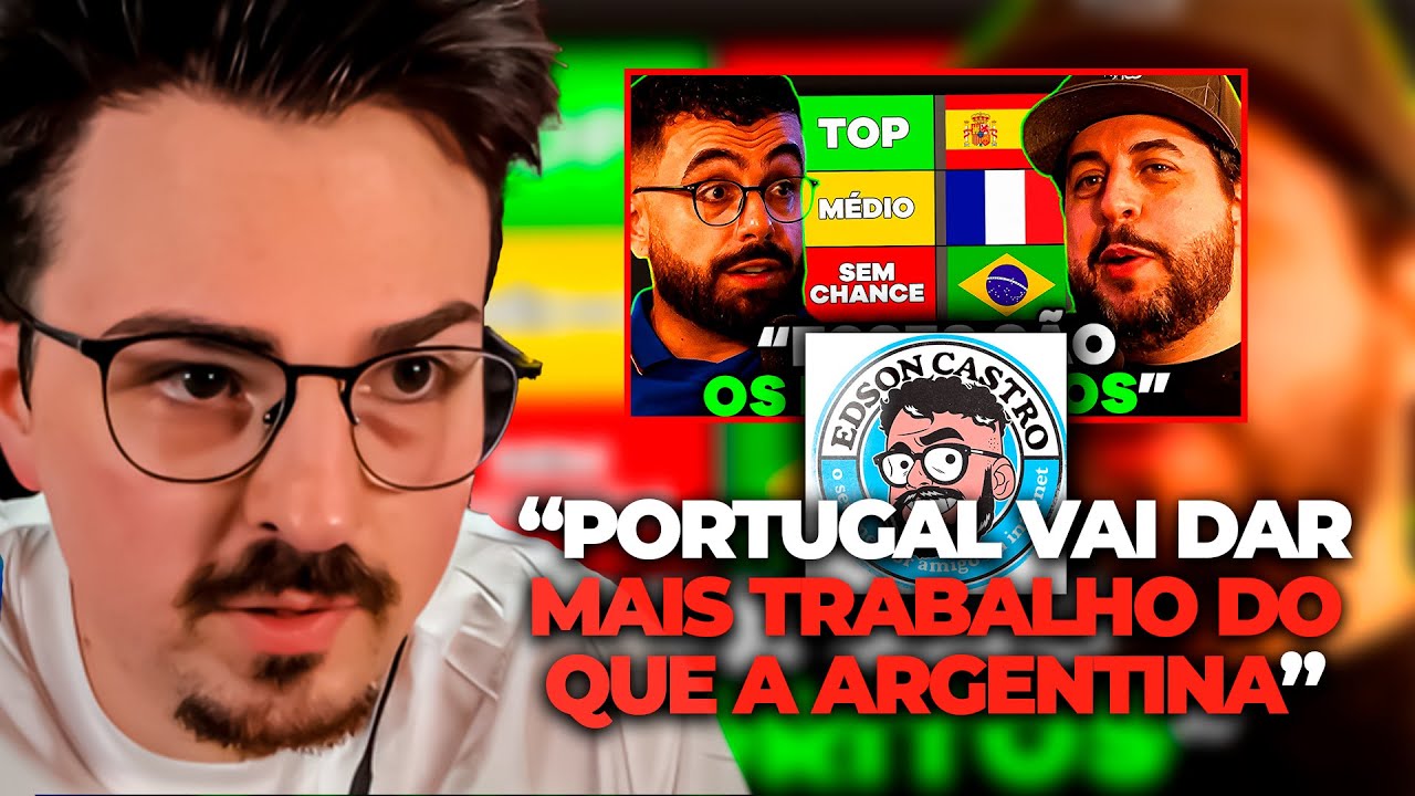 QUEM SÃO OS FAVORITOS DA COPA DO MUNDO DE 2026? - EDSON CASTRO | SPIDER REAGE