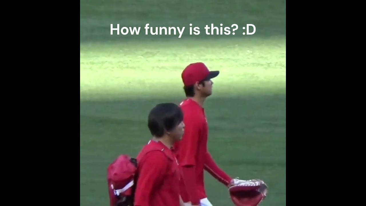 Shohei Ohtani protecting Ippei from the ball :)