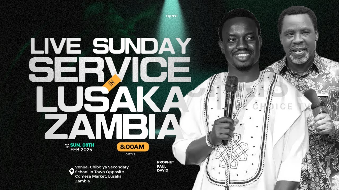 LIVE SUNDAY SERVICE WITH PROPHET PAUL DAVID!! #tbjoshualegacy #prophetpauldavid