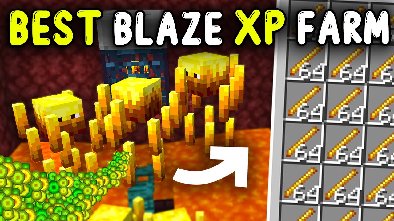 EASIEST BLAZE XP Farm Minecraft 1.21! (400+ / H)
