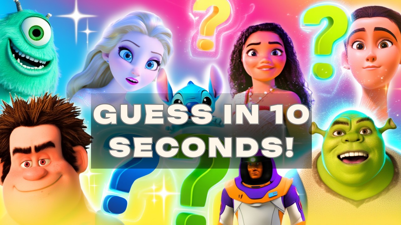 🎬🐉Only TRUE Animation Fans Can Reach the FINAL Level | (Characters, Movies, Frames, Quotes & Trivia)