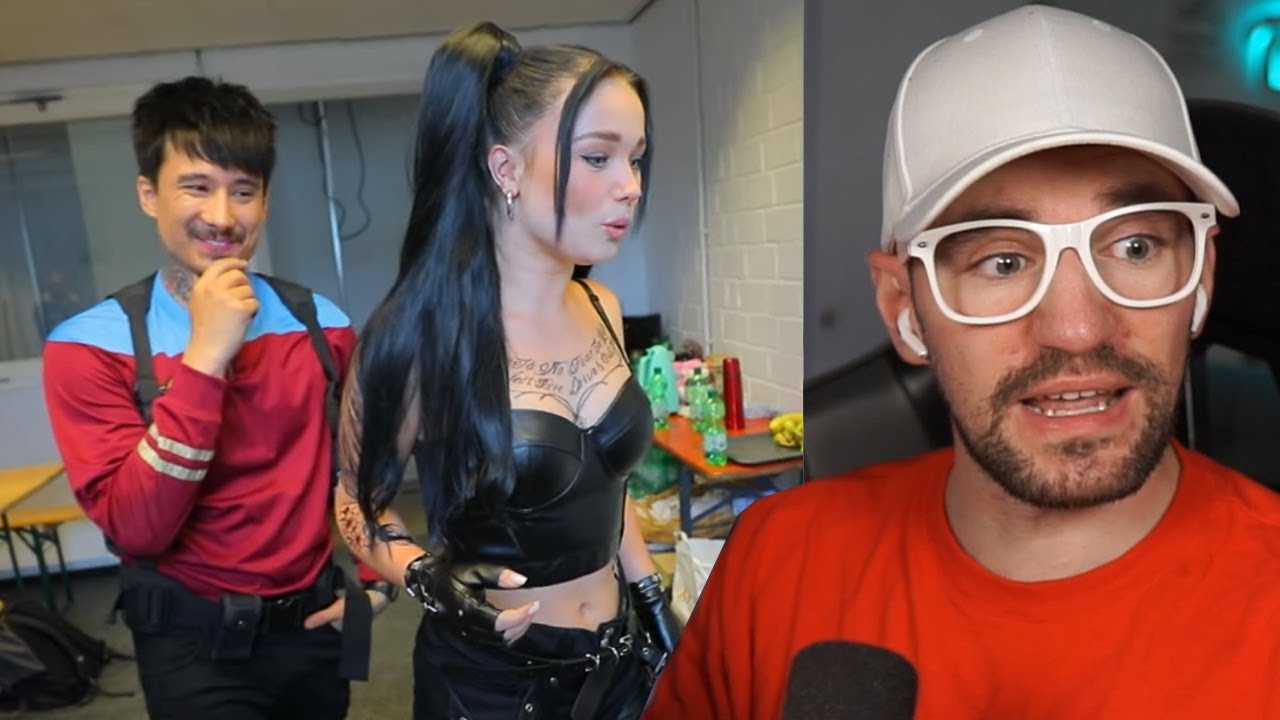 So wurde Julia zu Bella Poarch! | Julien Bam BTS Mann im Mond - Reaction