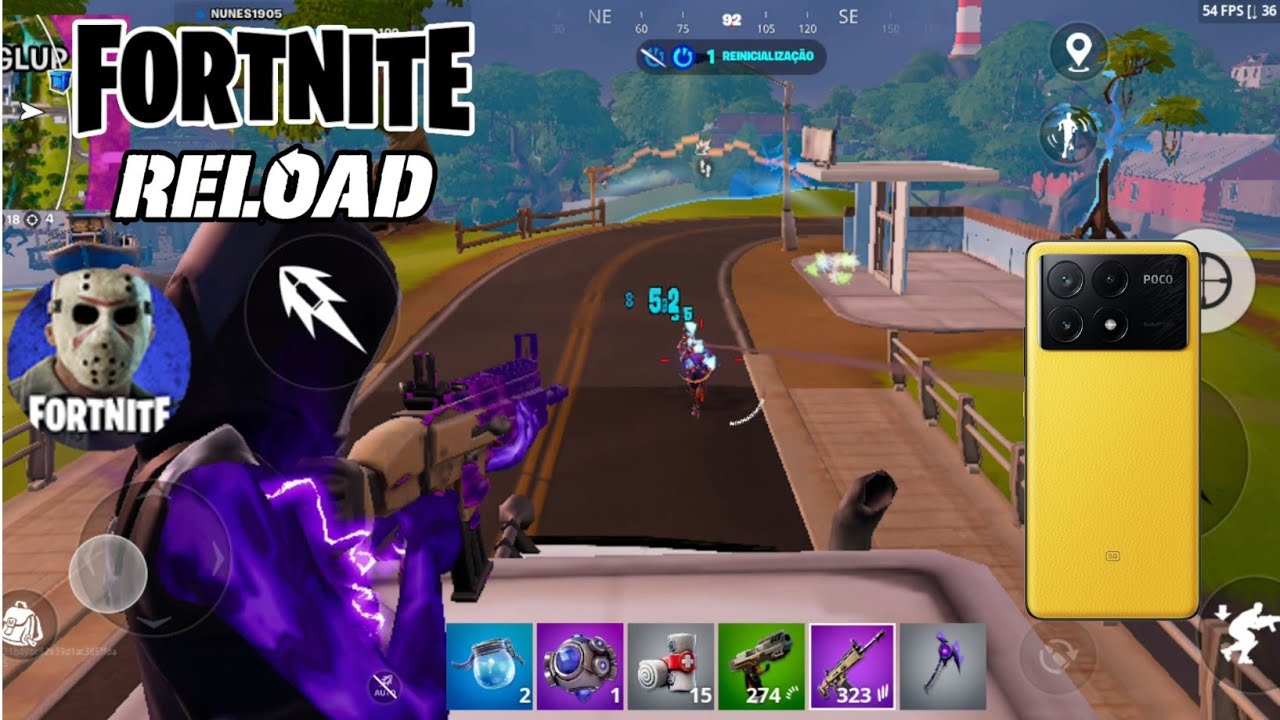 FORTNITE MOBILE A 60FPS🔥[POCO X6 PRO]