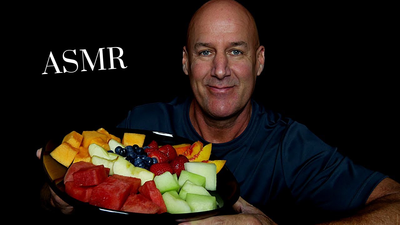 ASMR: FRESH FRUIT PLATTER (EATING SOUNDS) SOFT SPOKEN