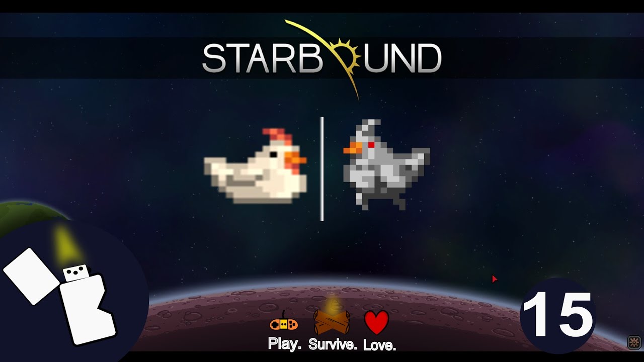 Starbound 1.0 Survival - Chicken farm - Hens - Episode 15