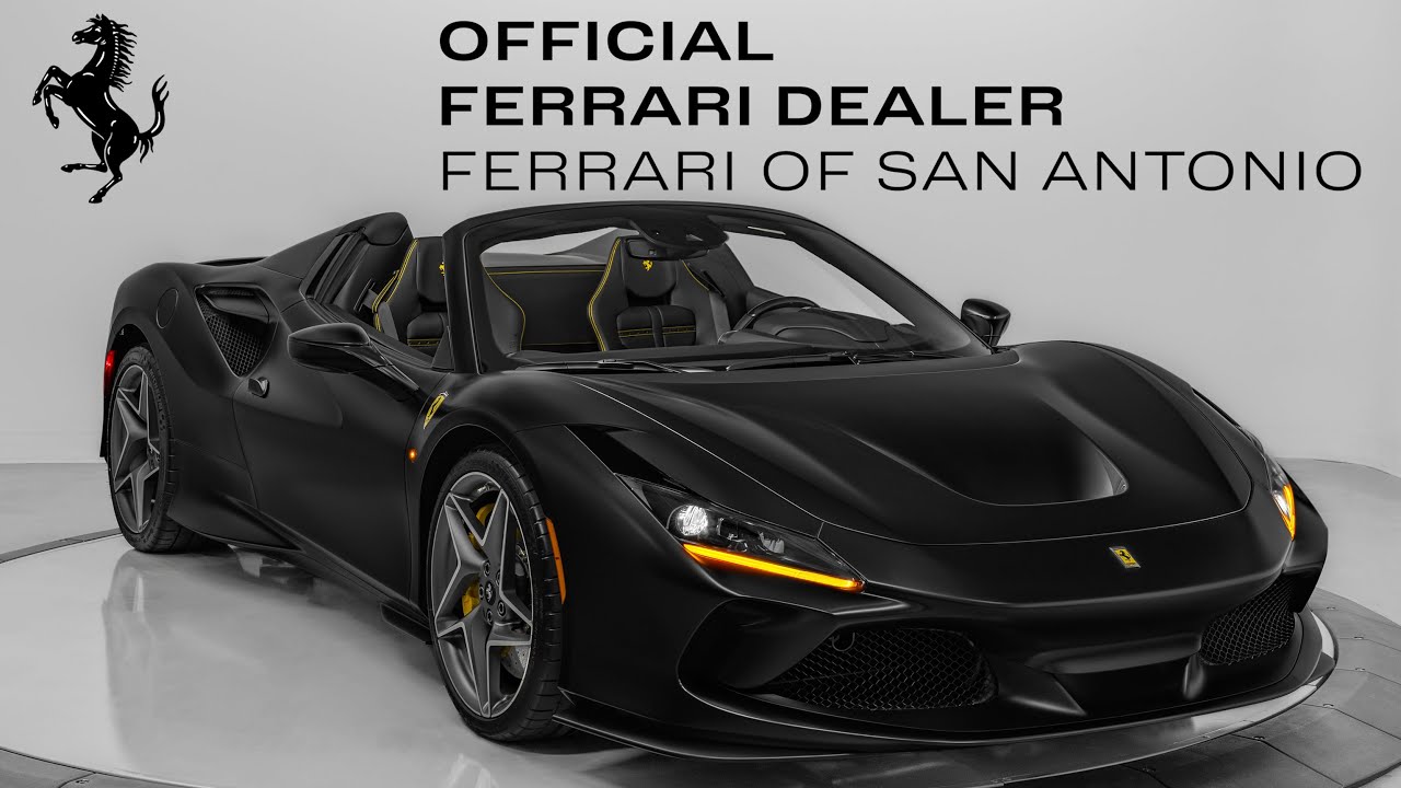 Matte Black Ferrari F8 Spider Sound, Interior, and Exterior