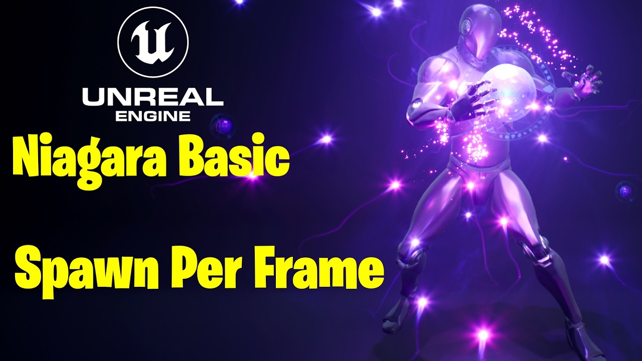 UE5.3 Niagara Basic | Spawn Per Frame | #13