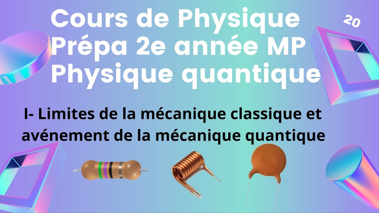 Limites de la m&eacute;canique classique et av&eacute;nement de la m&eacute;canique quantique.