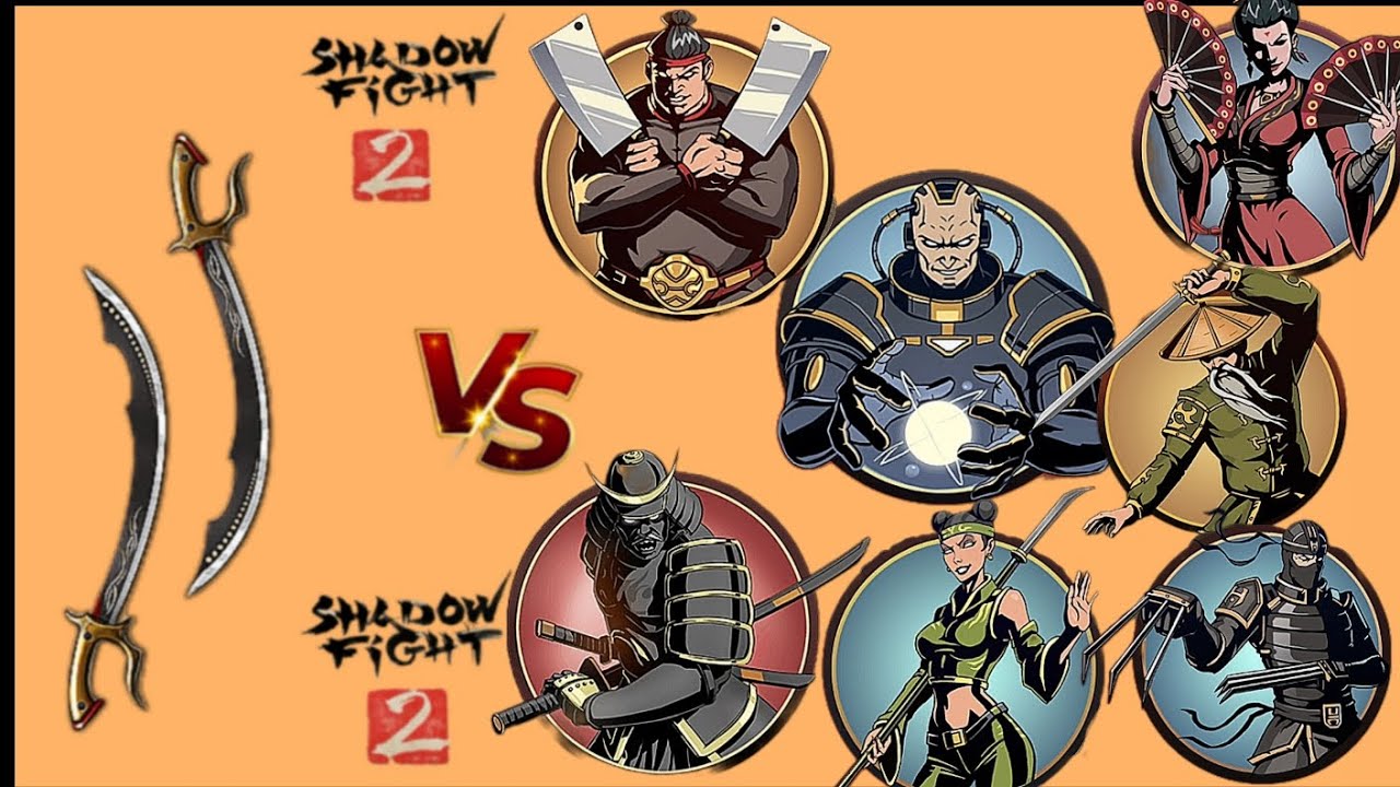 ORNAMENTAL SABERS VS EVERY SHADOW FIGHT 2 DEMON 😈
