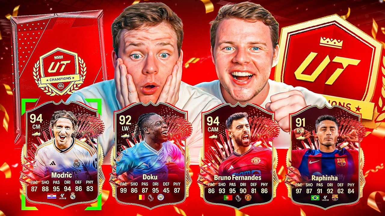 C'EST FORT!! - On OUVRE les 1ères RÉCOMPENSES FUT Champions TOTS LIVE PACK Opening ! FC 24