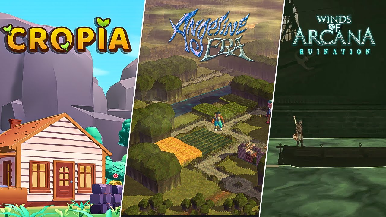 3 YENİ İNDİE OYUN  - Cropia, Angeline Era, Winds Of Arcana: Ruination Alnır mı ? - İnceleme