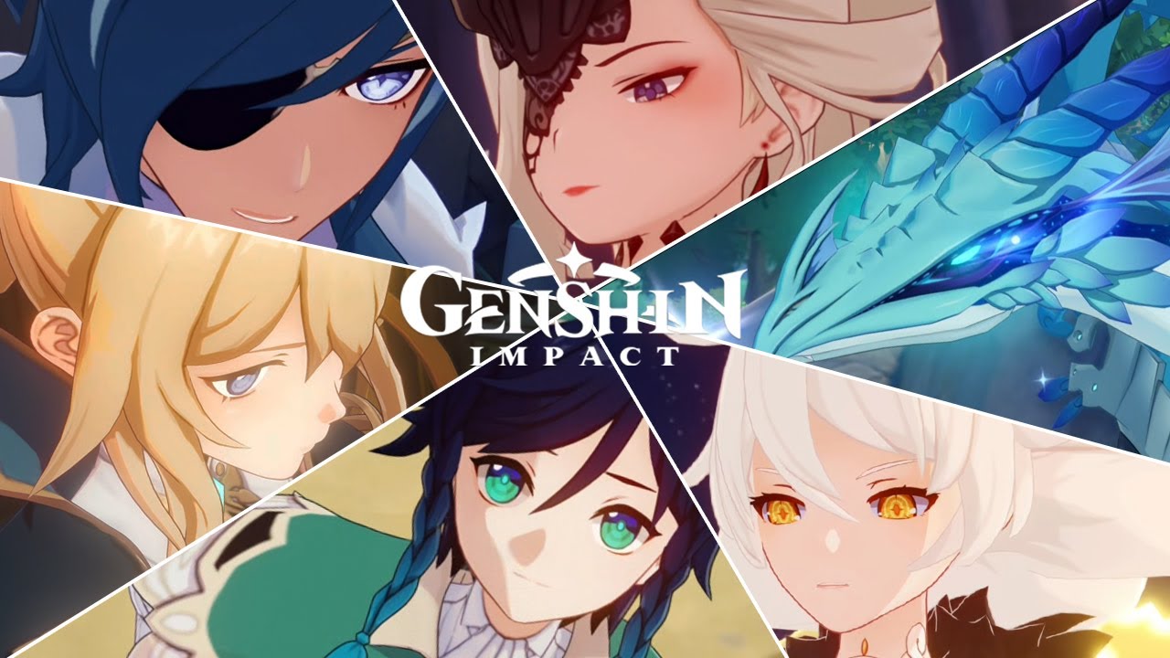 All Mondstadt Archon Quest Cutscenes 4K UHD | Complete Compilation Movie Playlist | Genshin Impact