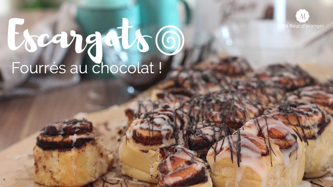Pains roulés au chocolat et cannelle , #cinnamonrolls au chocolat