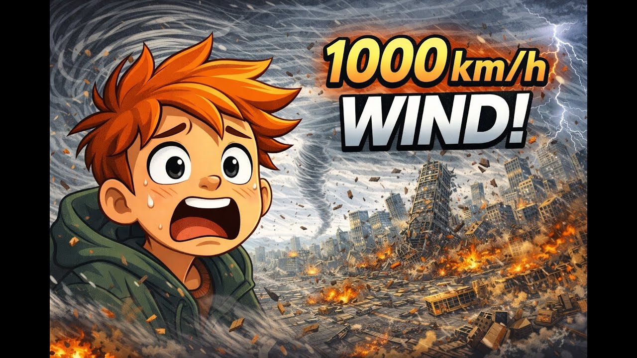 Wiatr o prędkości 1000 km/h &ndash; Rodzina przetrwała apokalipsę | Historia animowana