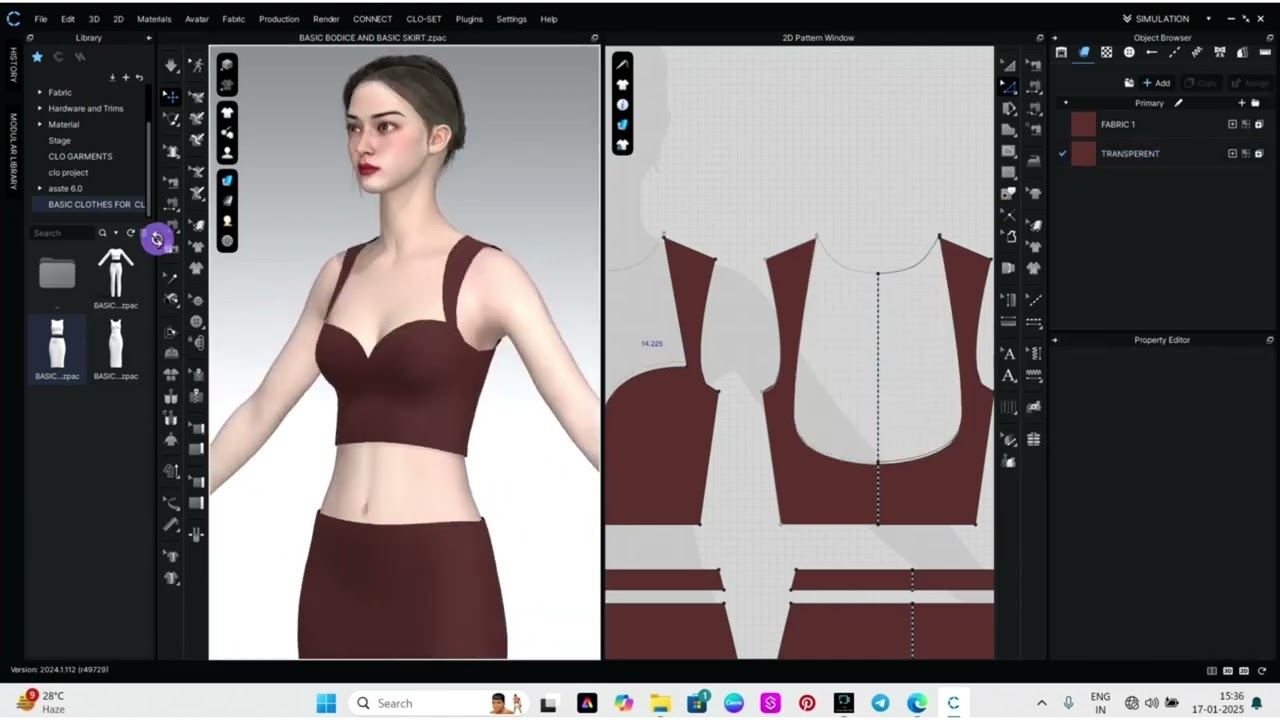 HOW TO MAKE FABRIC TRANSPERANT IN CLO3D...