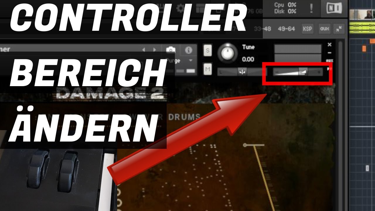 Controller Bereich in Kontakt ändern