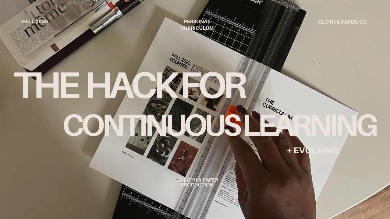 Создайте свою собственную учебную программу: простая структура для непрерывного обучения | Cloth ...