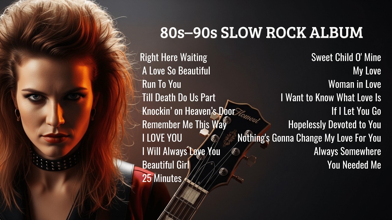 Midnight Slow Rock Playlist | Calm Romantic Rock Songs