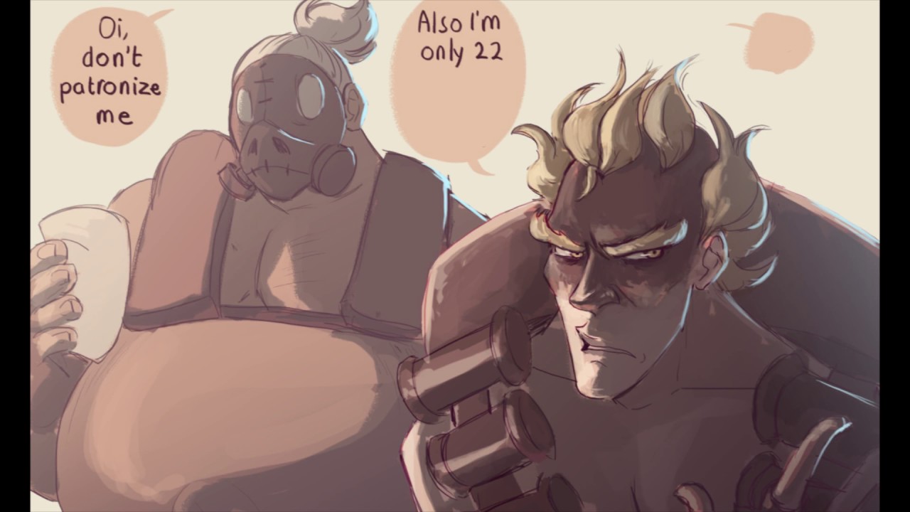 [ COMIC DUB ]  Overwatch - Junkrat's True Age!