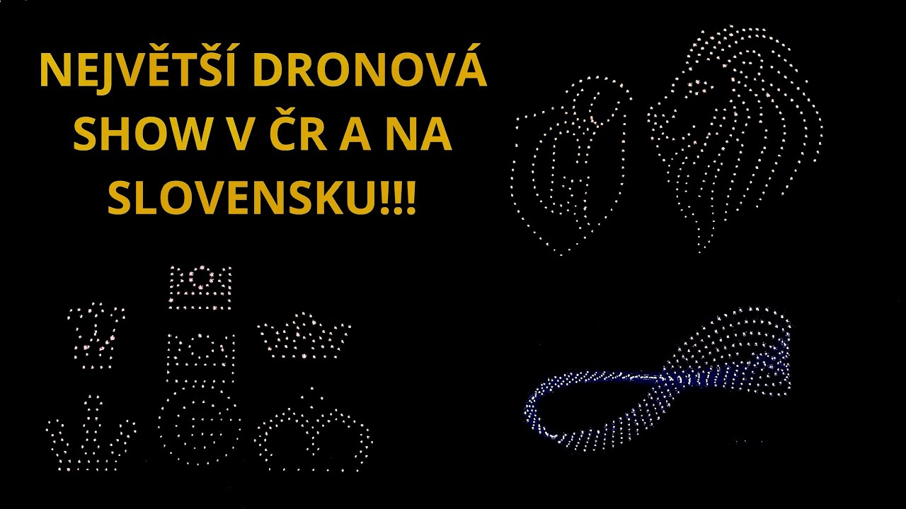 NEJVĚTŠÍ DRONOVÁ SHOW V ČR A NA SLOVENSKU!!! 31.8.2025 Hradec Králové, Park 360 