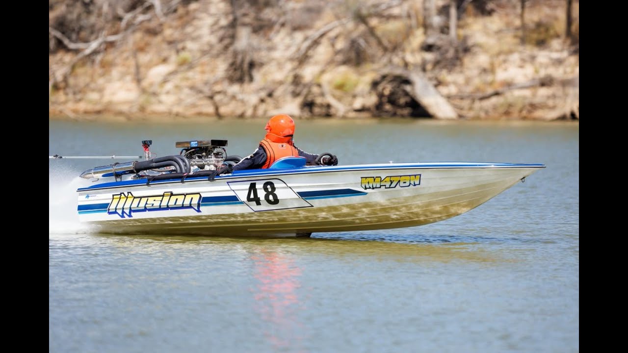 Isaacs AUS 2024 Waterski Racing: Mildura 100 - Unlimited Inboard NA - Illusion