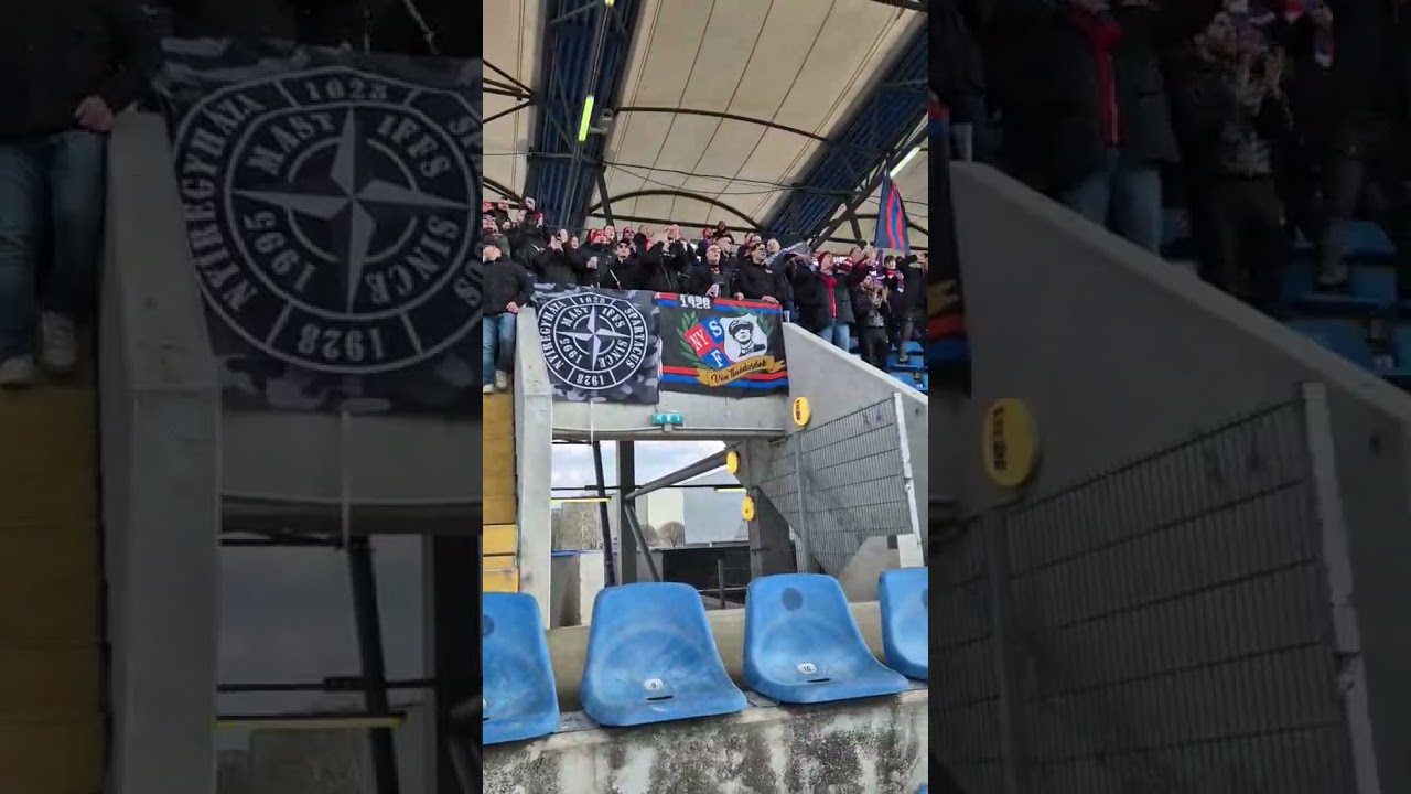 A fanatikus ny&iacute;regyh&aacute;zi szurkol&oacute;k k&ouml;zel 500 km-t utaztak biztatni a kedvenc csapatukat