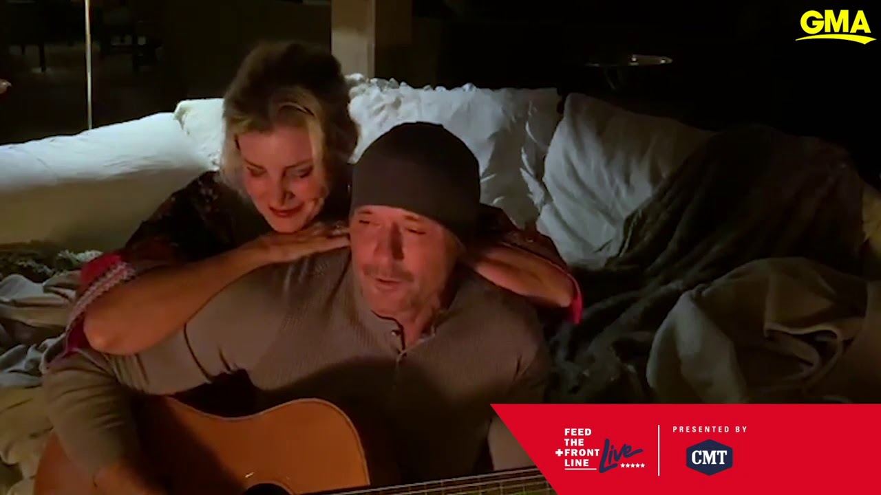 Tim McGraw and Faith Hill perform moving duet in honor of front-line workers