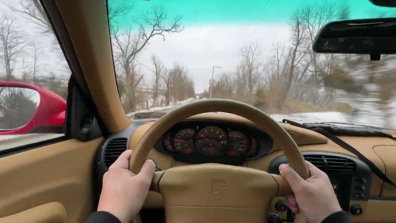 1999 Porsche 911 Carrera Cabriolet Driving Video