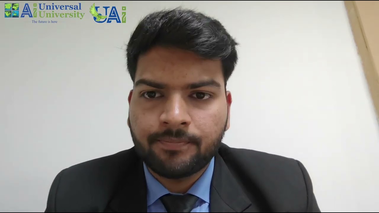 My Journey towards self excellence | Manav Chomal | Universal AI University 