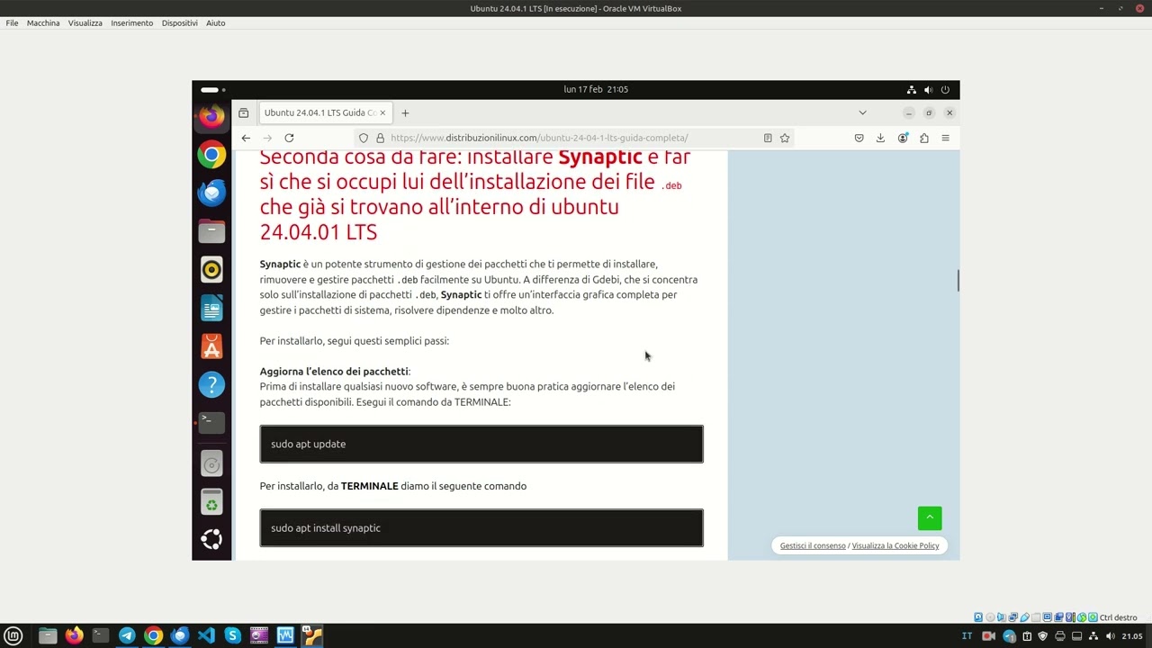 Guida Post Installazione Ubuntu 24 04 1 LTS