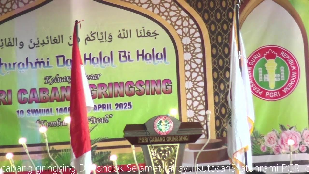 SILATURAHMI DAN HALAL BIHALAL PGRI CABANG GRINGSING