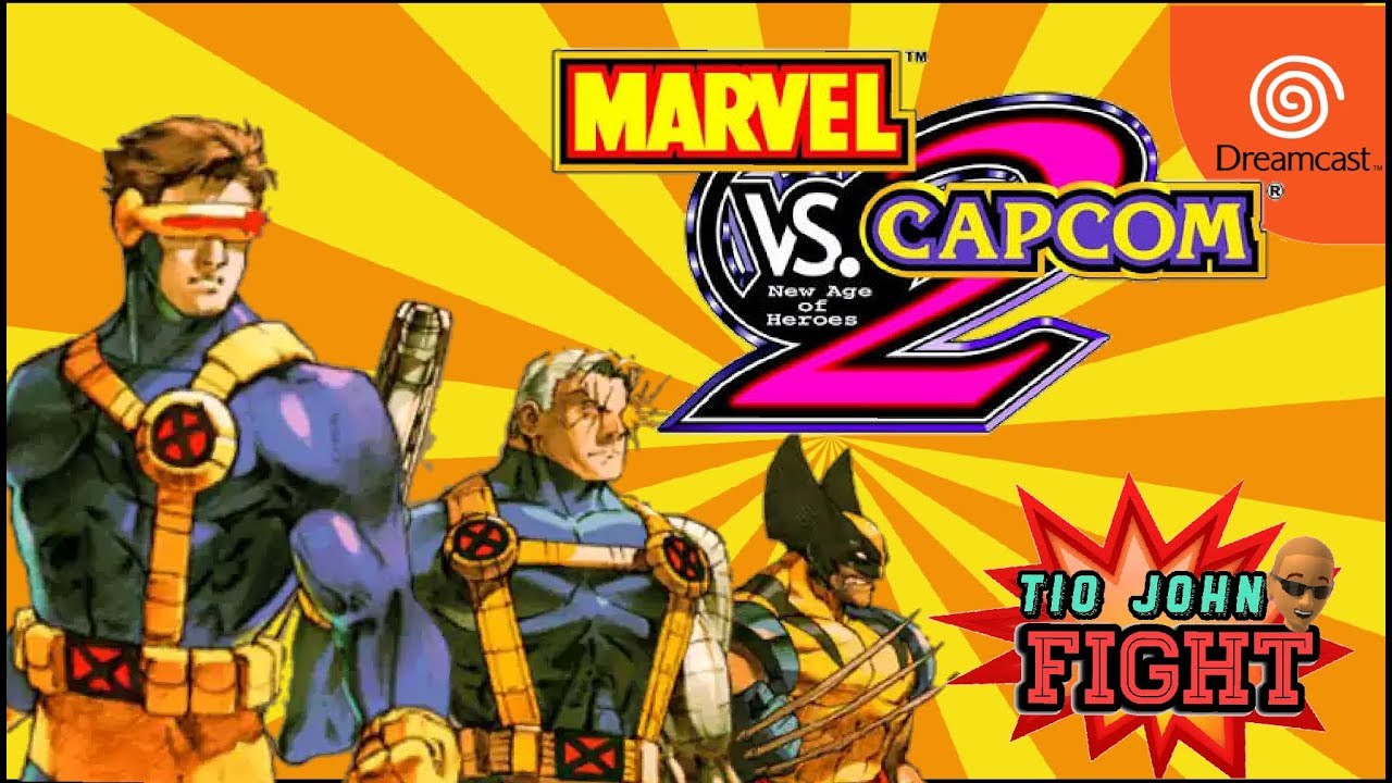 Marvel vs. Capcom 2 - Dreamcast (Tio john Fight) EP.2