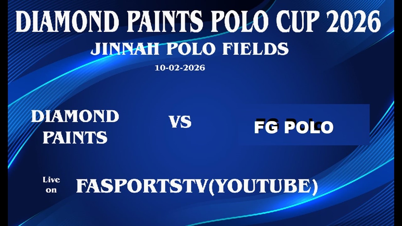 Diamond Paint Polo Cup 2026 | Diamond Paints vs FG Polo