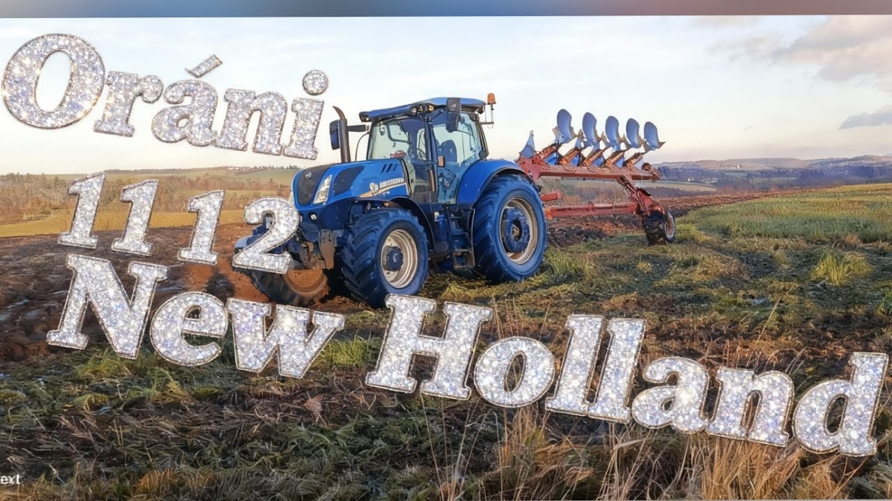 Orání 11.12 New Holland T7 🚜🌾