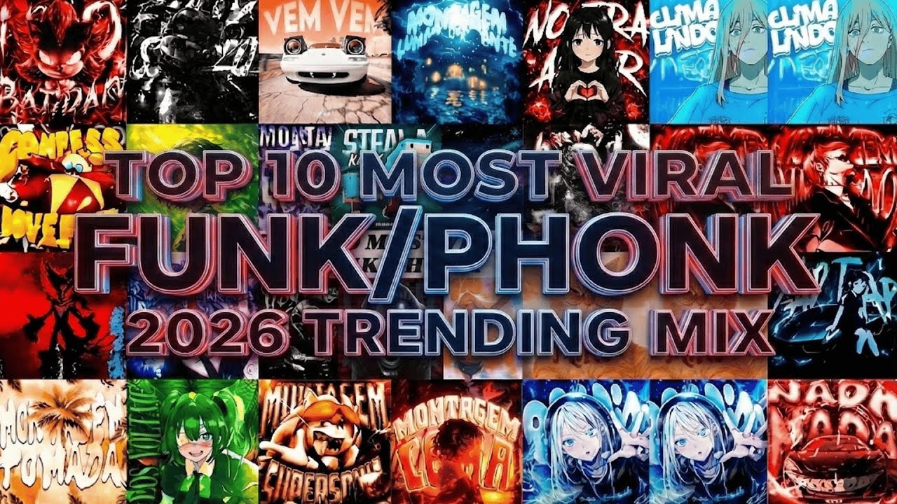 TOP 10 MOST VIRAL PHONK/FUNK 2026 🔥🎵 THE HARDEST HITS PLAYLIST 🇧🇷